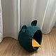 Заказать Домик-лежанка из трикотажной пряжи для кота. OK (by OlechkaMay) вязание|интерьер|одежда. Ярмарка Мастеров. . Домик для питомца Фото №3