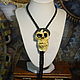 Bolo tie 'Funny Skull' made of resin. Ties. Neformal-World (Alexander Rusanov). Ярмарка Мастеров.  Фото №5