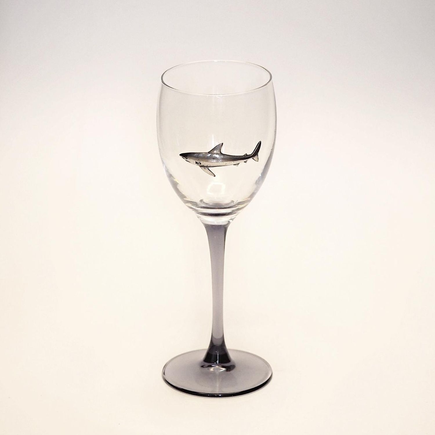 Wine glass BIG SHARK gift to the diver (colored leg), Gifts for February 23, Zhukovsky,  Фото №1