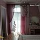 Шторы для спальни в загородном доме. Пледы. Дизайн штор. Изготовление оргонитов.. Интернет-магазин Ярмарка Мастеров.  Фото №2