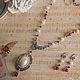 Vintage set of 'Amor, love, love': necklace and earrings, Jewelry Sets, Apatity,  Фото №1