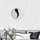 Decorative wall plate Parisian Corinne style minimalism. Decorative plates. Wall Art & Clock HappinessArtDecoR. My Livemaster. Фото №5