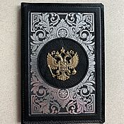 Сувениры и подарки handmade. Livemaster - original item Passport cover (leather cover). Handmade.