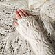 Copy of Ivory wedding shawl. Knitted bridal shawl, Lace wedding scarf. Wedding outfits. Lace Shawl by Olga. My Livemaster. Фото №4