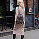 Платье свободного кроя из тёплого трикотажа EGGDRESS HONEY. Платья. EGGDRESS (Eggdress). Ярмарка Мастеров.  Фото №5
