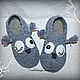 Children's knitted Slippers . Footwear for childrens. Shop Natalia Glebovskaya. My Livemaster. Фото №6