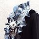 Felted turtleneck with flower brooch, Boa, Kotelnikovo,  Фото №1