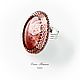 Terracotta Gradient Ring with Terracotta Jasper Ural. Rings. Elena Potsepnya Jewelry. Online shopping on My Livemaster.  Фото №2