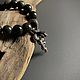 Бусы змеевик и бронзовая змея, камни 8мм. Бусы. Snow Jewelry. Интернет-магазин Ярмарка Мастеров.  Фото №2
