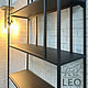 Стеллаж из металла в стиле лофт LF-811. Стеллажи. Leo-loft. Ярмарка Мастеров.  Фото №4