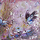 The picture 'Reflections of butterflies', x/p, 30h40 cm. Pictures. drawing the world. Online shopping on My Livemaster.  Фото №2