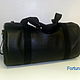 Leather sports bag ' M'. Sports bag. Sergei. My Livemaster. Фото №5