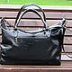 Order Bag ladies genuine patent leather MARIA maxi. Tais-bags. Livemaster. . Crossbody bag Фото №3