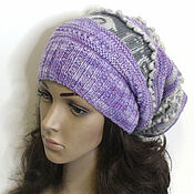 Hat cap, beanie with embroidered No. №223-1