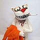 Pat the cat! Soft toy red cat Vasya Lozhkina. Stuffed Toys. Dingus! Funny cats and other toys. My Livemaster. Фото №4