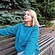Джемпер Бирюза. Джемперы. Нужные вещи от Ольги (Olgaolga26). Ярмарка Мастеров.  Фото №4