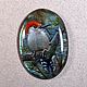 Jewelry insert ' Woodpecker'. Labrador. Jewelry painting. Pendants. greka. Online shopping on My Livemaster.  Фото №2