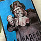 Кожаная обложка на паспорт Кин-дза-дза!. Обложка на паспорт. Винтажный подарок. Интернет-магазин Ярмарка Мастеров.  Фото №2