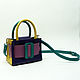 Сумка кожаная Crossbody Multicolor I. Сумка через плечо. Сумки из кожи ANGELDEMONS  design. Ярмарка Мастеров.  Фото №4