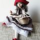 Author's doll little Red riding Hood. Dolls. LyudmilaDoll. My Livemaster. Фото №6
