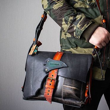 Сумки ручной работы. Ярмарка Мастеров - ручная работа Авторская кожаная сумка GAUCHO Focolare Сумка кожаная в этно-стиле. Handmade.