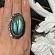 Elegant, large ring with Labradorite. Rings. UNIQUE-LIT. My Livemaster. Фото №6