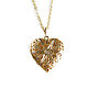 Gold-plated heart pendant, heart pendant, medallion opening. Pendant. Irina Moro. My Livemaster. Фото №5