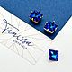 Кристалл квадрат Square Bermuda Blue, 6мм, Tanissa Crystals, СТ329. Кристаллы. Tanissa Hobby (Танисса Хобби). Интернет-магазин Ярмарка Мастеров.  Фото №2