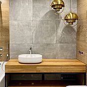 Для дома и интерьера handmade. Livemaster - original item Cabinet under the sink in Loft style made of solid oak 