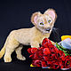 Львёнок. Тедди Зверята. Teddy Realistic Toys. Интернет-магазин Ярмарка Мастеров.  Фото №2