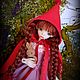 Шарнирная кукла: Красная Шапочка (фарфор)