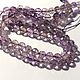 Аметист 8мм нить 39см (арт.Ам23). Бусины. Beads. Интернет-магазин Ярмарка Мастеров.  Фото №2