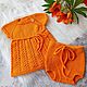 Заказать Платье и трусики "Olivia summer set". Елена Вербицкая (Verbena-knits). Ярмарка Мастеров. . Платье Фото №3