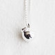 Колье Apple с родиевым покрытием. Подвеска. BureauJewelry. Интернет-магазин Ярмарка Мастеров.  Фото №2