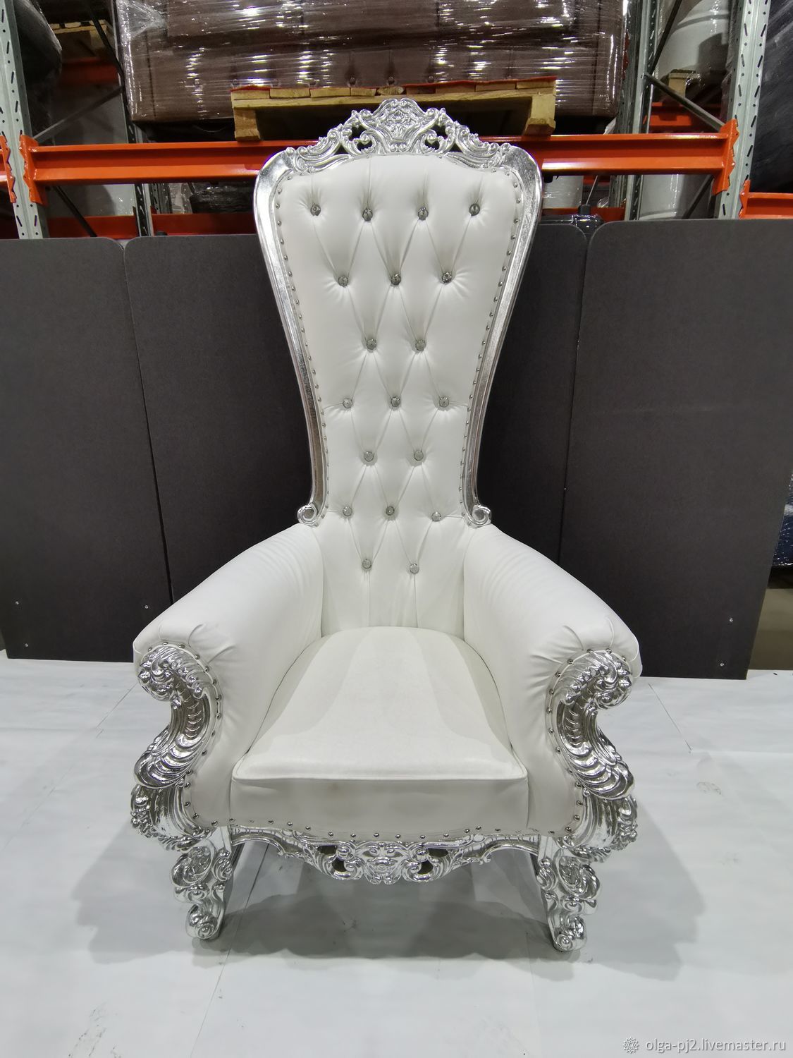 Кресло будуарное мастер трон