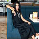 Dress linen, crochet dress boho linen. Dresses. Elvira24. Online shopping on My Livemaster.  Фото №2