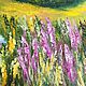 Painting 'Girl in the mountains', Tuscany, summer landscape in oil. Pictures. Kind paintings by Irina Belozerova. My Livemaster. Фото №4
