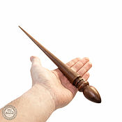Материалы для творчества handmade. Livemaster - original item Wooden spindle for spinning from pine wood B14. Handmade.