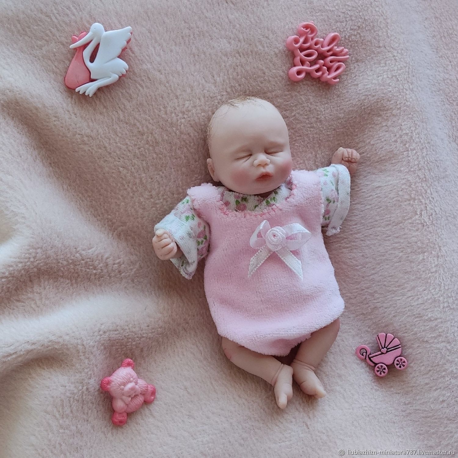 Маленький реборн кукла младенец девочка Reborn baby в интернет-магазине ...