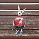 Christmas Tree toy Hare. Christmas toys bunny, rabbit. The Year of the Rabbit Hare. Christmas decorations. Anastasiya Kosenchuk. Online shopping on My Livemaster.  Фото №2