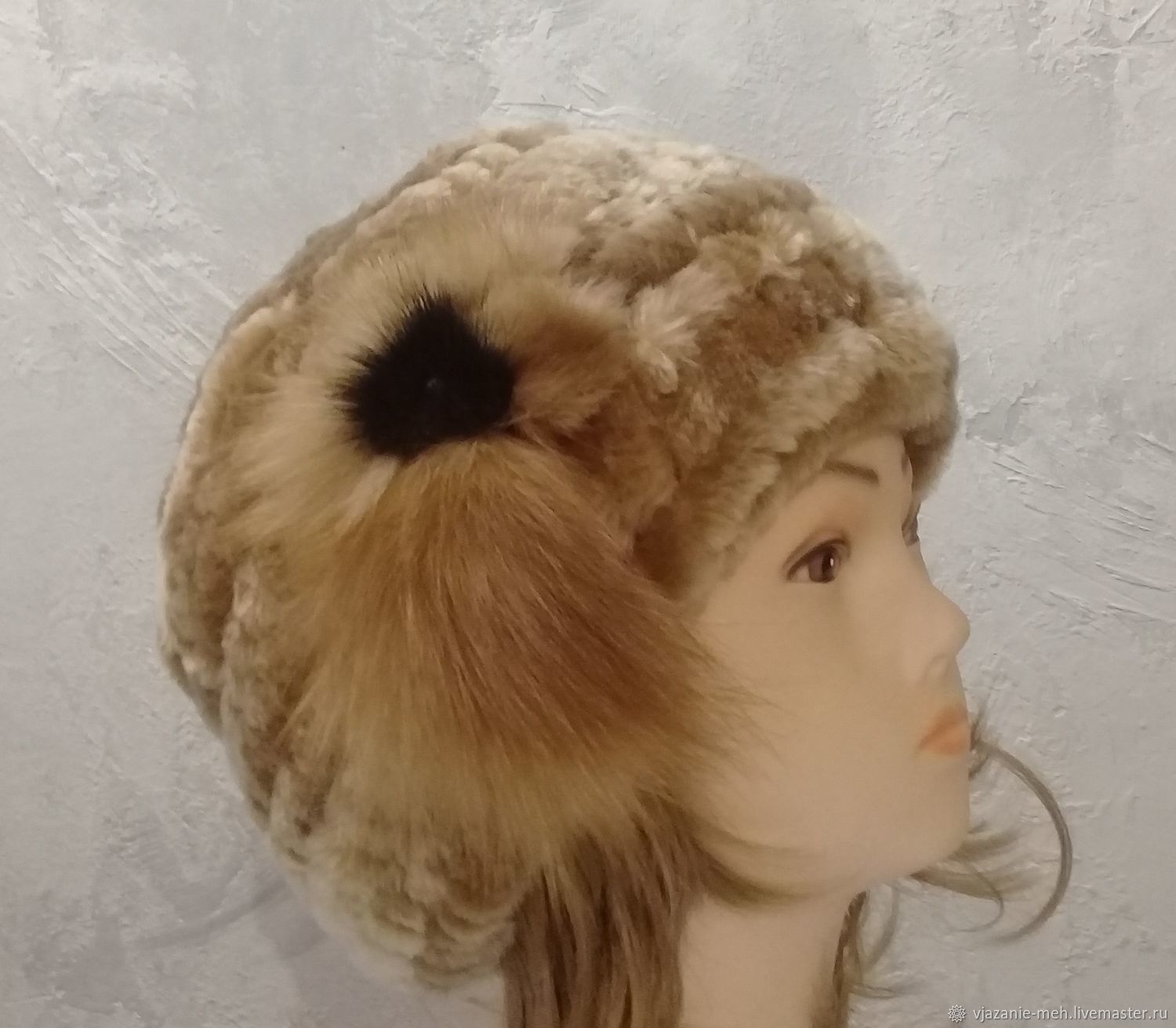 fur knit hat