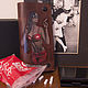 Кисет под самокрутки Lady in Red. Кошельки. MjöllBorg. Интернет-магазин Ярмарка Мастеров.  Фото №2