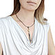 Necklace with Ethiopian Opal Tassel (silver). Necklace. Kseniya Sakharnova. My Livemaster. Фото №6