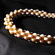 Бусы из натурального жемчуга и керамики. Бусы. Sweet bead: украшения с минералами (sweetbead89). Ярмарка Мастеров.  Фото №4