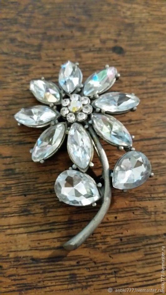 Vintage brooch-FLOWER, Vintage brooches, Moscow,  Фото №1