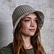 Women's Slav linen hat. Hats1. avokado. Online shopping on My Livemaster.  Фото №2