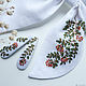 Bow and 2 hairpins - 'Rowan' white linen, embroidery. Hairpins. annetka-ann (annetka-ann). My Livemaster. Фото №5