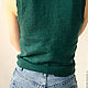 Knit waistcoat (cardigan)/crop top/cropped sweater/women's vest. Vests. Wool Garderobe. My Livemaster. Фото №5
