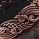 Заказать Женский медный браслет в античном стиле Ручная работа WireWrapArt. WIREWRAPART Авторские украшения. Ярмарка Мастеров. . Браслет жесткий Фото №3