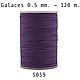 Нить для кожи круглая вощеная, полистер Galaces 059 толщина 0.5 mm, Нитки, Белгород,  Фото №1
